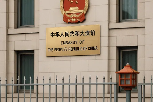 بازگشایی سفارت چین در تهران پس از تعطیلات مهر ۱۴۰۴